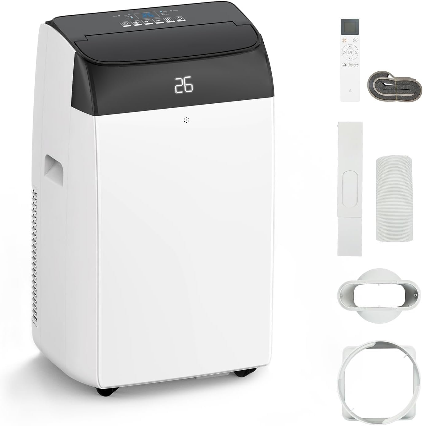 51TlxnmLXRL Euker Mobile Klimaanlage 12000 BTU 4-in-1 mit Fernbedienung – Bild 1