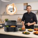 Philips Airfryer Dual Basket 3000 Series 9L – 2 Körbe NA350 – Bild 3