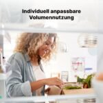 Bomann Mini-Kühlschrank 45 L mit Gefrierfach KB 7245 Inox – Bild 4