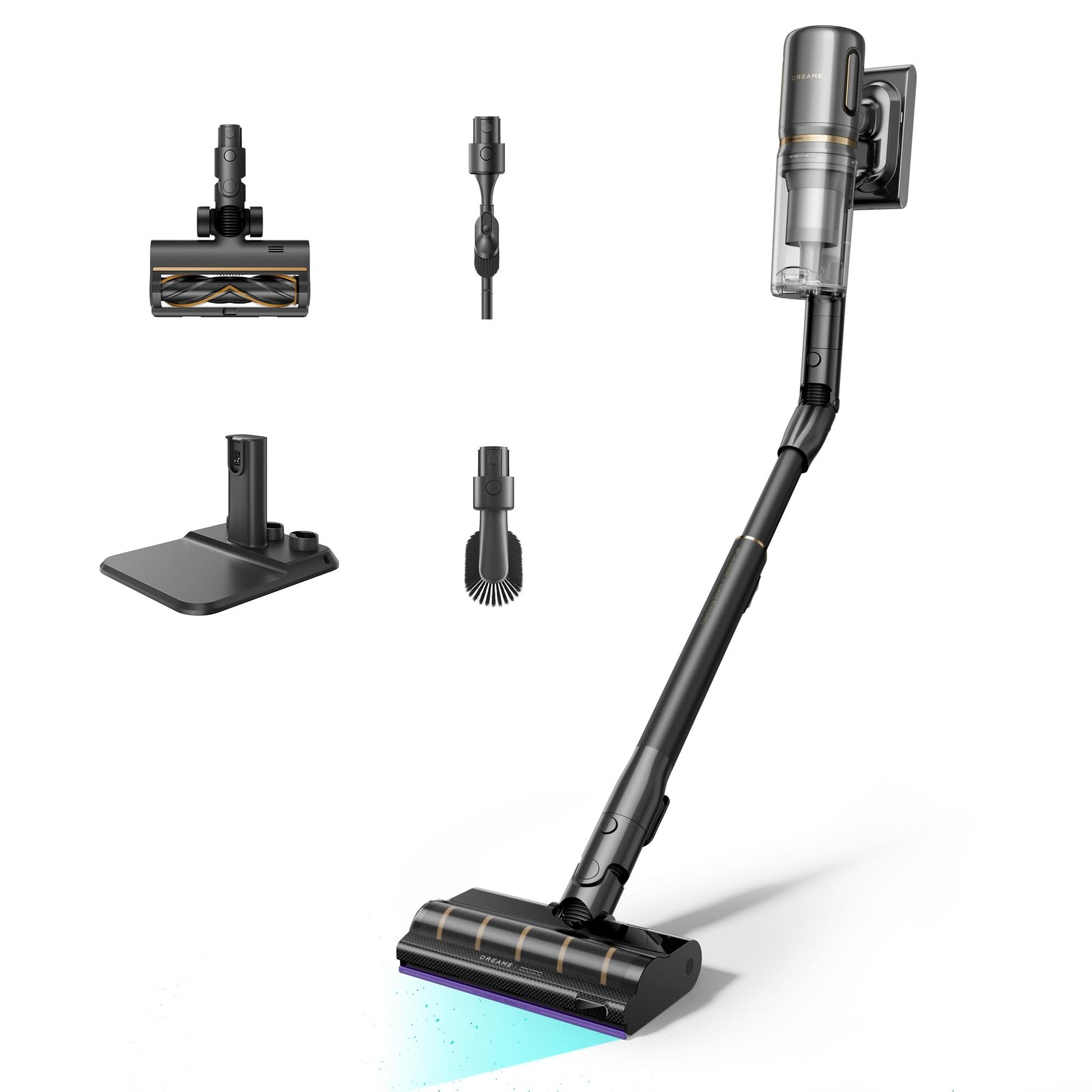 61ZOsdlH4AL Dreame V20 Pro-A Kabelloser Staubsauger 24.000 Pa 90 Min Akku – Bild 1