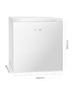 HEINRICHS Mini Kühlschrank 45 L leise 39 dB – Weiß – Bild 2