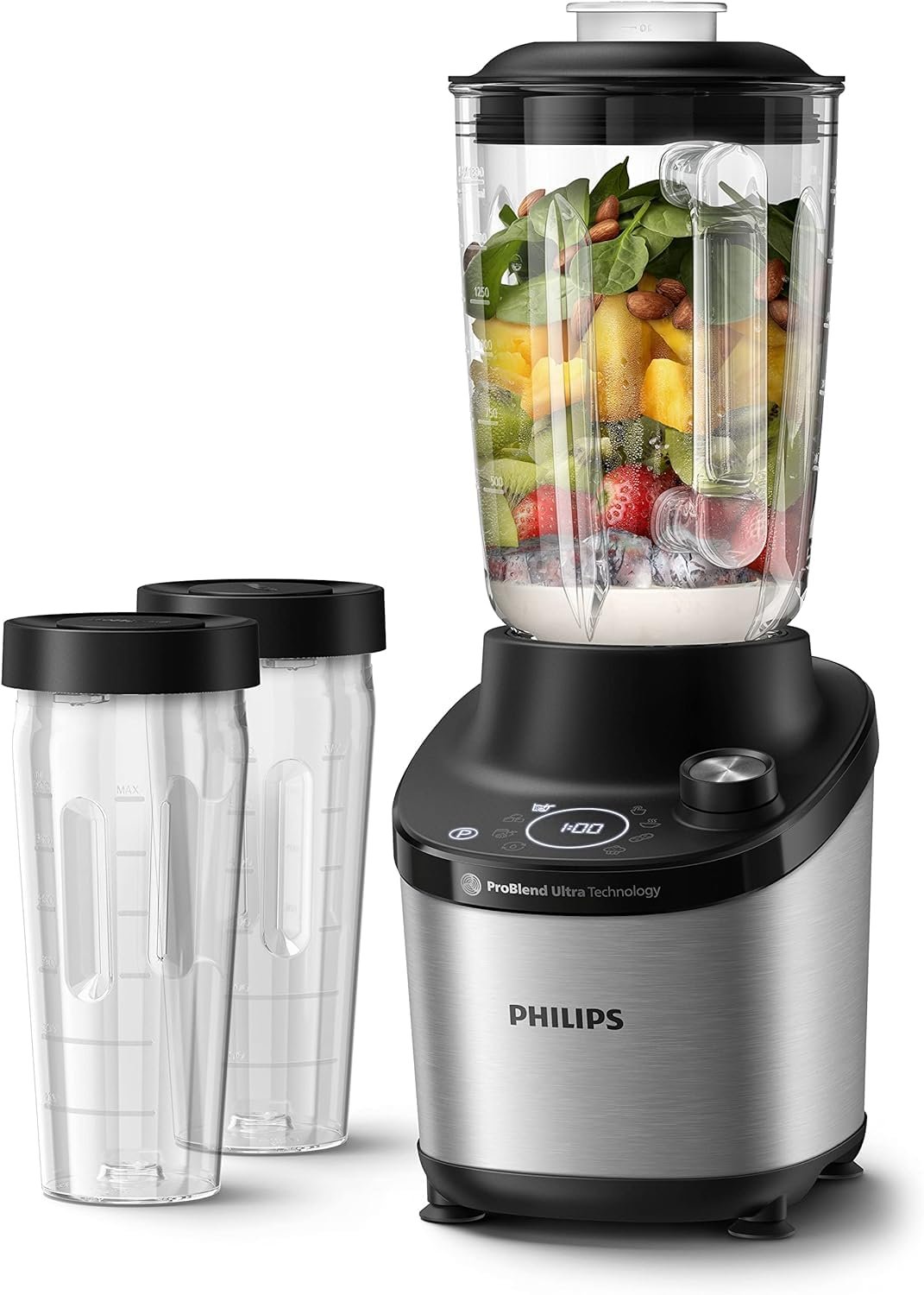 61jZzrC23VL Philips 7000 Standmixer ProBlend Ultra 1500W, 2L Glasbehälter – Bild 1