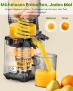 LINKChef Slow Juicer 250W 130mm Einfüllöffnung 1,8L BPA-frei – Bild 3