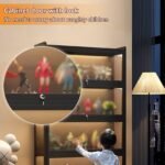 Bambus-Vitrine mit Acrylglas abschließbar | Staubschutz | Elegant – Bild 2