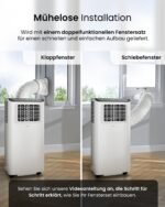 Pro Breeze 4-in-1 Mobile Klimaanlage 9000 BTU – Energieklasse A – Bild 8