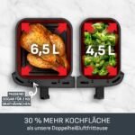 Tefal Dual Easy Fry XXL EY942B Heißluftfritteuse 11 L – Bild 3