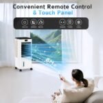 Kidali Mobiler Verdunstungskühler 60W 8L Turmventilator schlauchlos – Bild 6