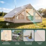 Aufblasbares Familienzelt 2–10 Personen | Aufbau 5 Min. | Glamping – Bild 3
