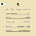 WMF Kult Pro Hochleistungsmixer 1200 W – 4 Behälter & ToGo – Bild 7