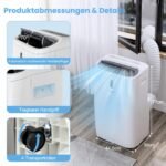 Costway Mobile Klimaanlage 16000 BTU 5-in-1 Heizen & Kühlen – Bild 5
