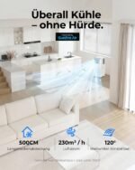 WoleixHaus Mobile Klimaanlage 9000 BTU Leise 55 dB mit Timer – Bild 5