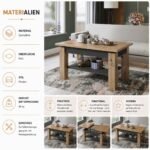 All4All Couchtisch Astra 110x68 cm Höhenverstellbar | Artisan Eiche – Bild 5