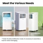 Comfee Mobiles Klimagerät 9000 BTU 3-in-1 | EEK A | bis 31 m² – Bild 5