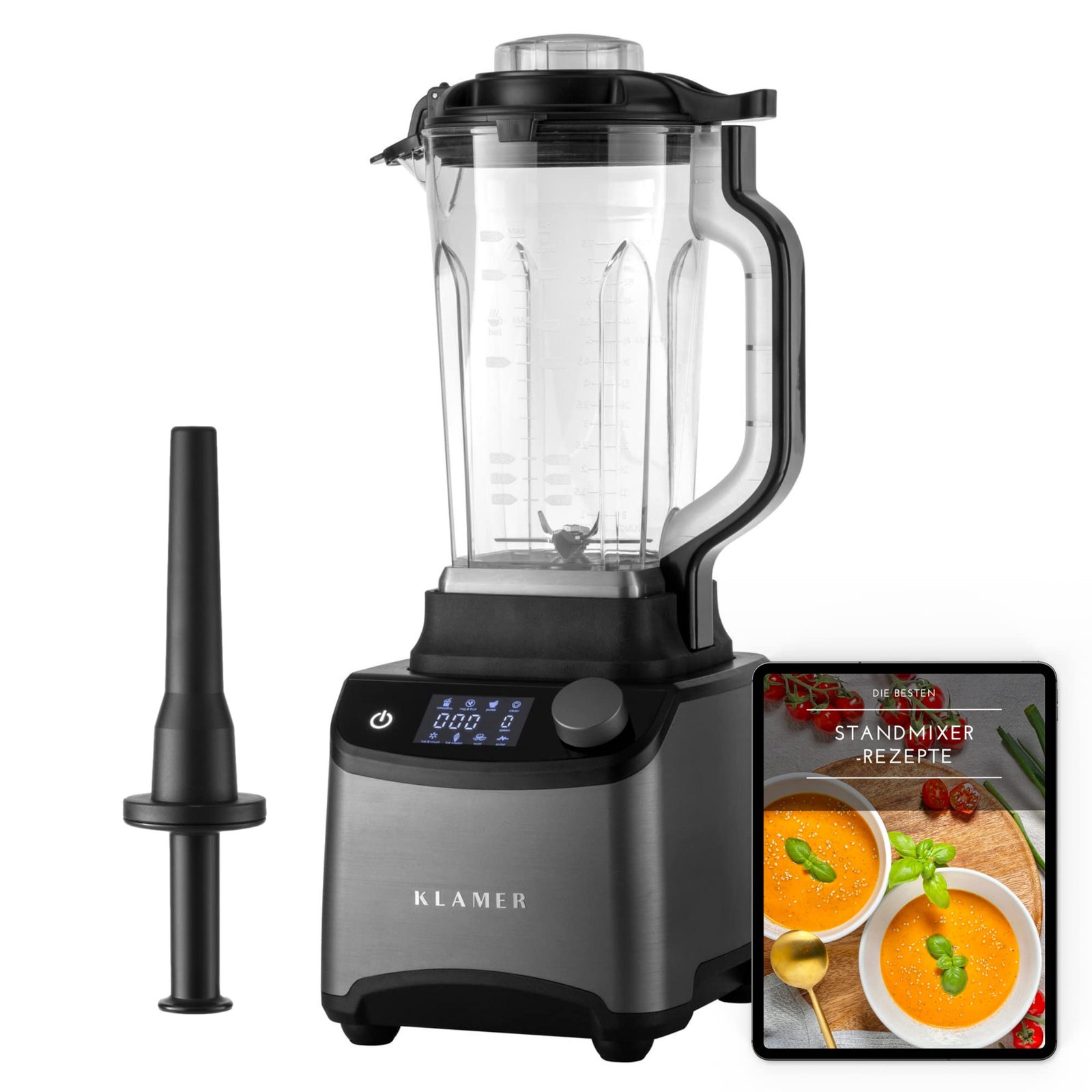 71T3Xz3gfkL KLAMER Standmixer 1800W 1,75L Smoothie Maker 8 Klingen BPA-frei – Bild 1
