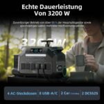 IEE 3200W Powerstation 2048Wh LiFePO4 – Solargenerator – Bild 2