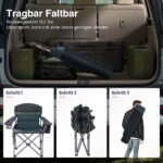 HIGH POINT SPORTS Campingstuhl 2er Set XXL 200 kg – Grün – Bild 6