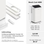 Bosch Cool 4000 Mobiles Klimagerät 3-in-1 | 2,6 kW | 35 m² – Bild 7