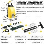 Oiyekntd Hochdruck-Dampfreiniger 3,5L – Küche, Auto & Polster – Bild 4