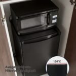 Techomey Minikühlschrank 46L – Leise 39dB, Schwarz – Bild 7
