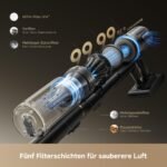 Dreame V20 Pro-A Kabelloser Staubsauger 24.000 Pa 90 Min Akku – Bild 6