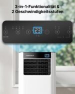 Temprium Mobile Klimaanlage 9000 BTU | App & Fernbedienung – Bild 8