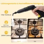 COSTWAY Dampfreiniger 2000W | 5 Bar | 1,8L | 29 Zubehörteile – Bild 5