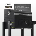 tepro Toronto Click Holzkohlegrill mit Deckel & Thermometer – Bild 4