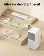KresicoKlima Mobile Klimaanlage 9000 BTU Abluftschlauch R290 – Bild 7