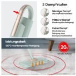 Newbealer 2-in-1 Dampfreiniger 1200W – Böden & Teppiche – Bild 2