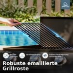 Gasgrill 4 Brenner 52.000 BTU – Grillwagen mit Grillplatte – Bild 5