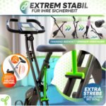 Tretmann Heimtrainer Klappbar Leise Ergometer bis 150 kg – Bild 5