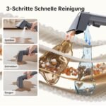 Lubluelu Polsterreiniger 600W – Nasssauger für Teppich & Sofa – Bild 6