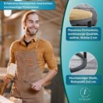 Lumarc Modena Couchtisch 2er-Set – Massiveiche & Schwarzstahl – Bild 7