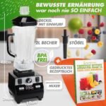 Nutrilovers NUTRI-BLENDER MAX Standmixer 2000W, 2L BPA-frei – Bild 2