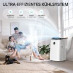 DOMANKI 12000 BTU Mobile Klimaanlage 3-in-1 bis 50 m² – Bild 2