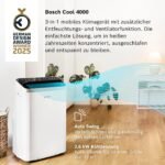 Bosch Cool 4000 Mobiles Klimagerät 3-in-1 | 2,6 kW | 35 m² – Bild 2