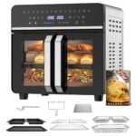 XXL Heißluftfritteuse 23L Mini-Backofen 2600W Dual Zone