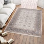Mazovia Orientteppich 250×350 cm Beige Creme Grau – OEKO-TEX – Bild 8