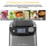 KLAMER Standmixer 1800W 1,75L Smoothie Maker 8 Klingen BPA-frei – Bild 2