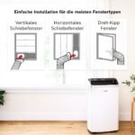 Bosch Cool 4000 Mobiles Klimagerät 3-in-1 | 2,6 kW | 35 m² – Bild 6