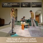 Dreame V20 Pro-A Kabelloser Staubsauger 24.000 Pa 90 Min Akku – Bild 8