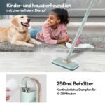 Newbealer 2-in-1 Dampfreiniger 1200W – Böden & Teppiche – Bild 3