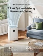 DREO AC318S 7500 BTU Mobile Klimaanlage 3-in-1 mit App-Steuerung – Bild 2