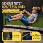 FRIEDO Outdoor Trampolin 305 cm – Sicherheitsnetz, EN71 – Bild 2