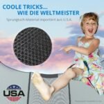 KINETIC SPORTS Trampolin Outdoor Ø 366 cm Salto Plus Blau – Bild 6