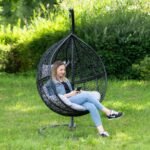 Allpax Hängesessel Größe L | Polyrattan | In- & Outdoor | bis 150 kg – Bild 2