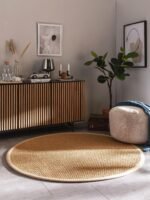 benuta Sisalteppich Greta Rund 250x250 cm – Beige | 100% Sisal